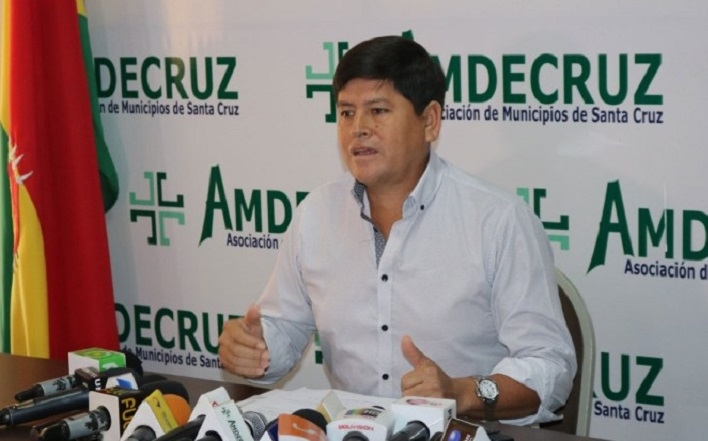 Rodolfo Vallejos, presidente de la Asociación de Municipios de Santa Cruz (Amdecruz). Foto: Internet