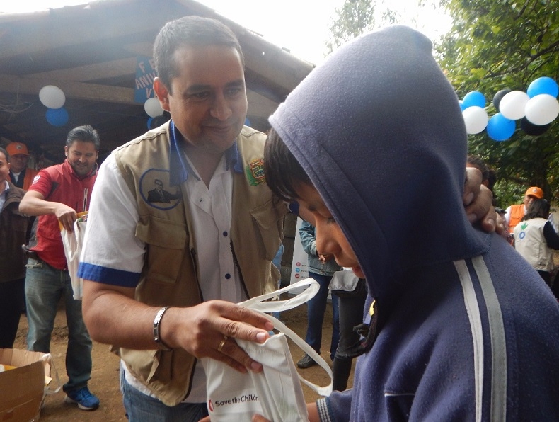 El director del Centro de Operaciones de Emergencia Departamental (COED.Beni) Tcnl. Cristhian Cámara