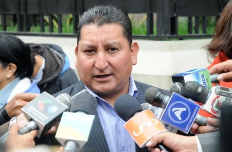 Ismael Fernández, secretario ejecutivo de la Confederación Nacional de Choferes de Bolivia/Foto.RRSS