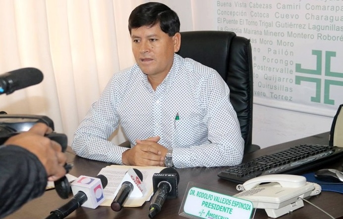 Rodolfo Vallejos, presidente de la Asociación de Municipios de Santa Cruz (Amdecruz). Foto: Internet