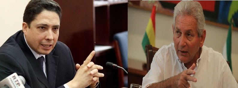 El ministro de Justicia, Héctor Arce, lamentó la ausencia del gobernador de Santa Cruz, Rubén Costas