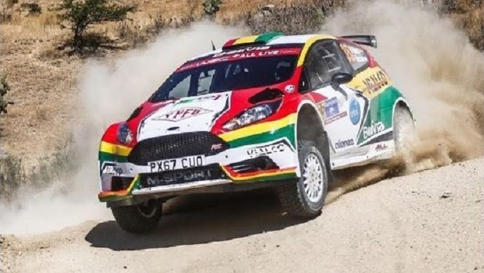 El coche del cruceño, que en esta oportunidad corrió con el número 35. Foto: Prensa Marquito Bulacia
