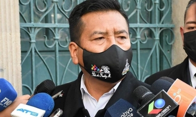 El presidente de la Cámara de Diputados, Freddy Mamani.