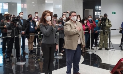 El ministro de la Presidencia, Yerko Núñez, posesionó el miércoles a María Isabel Fernández