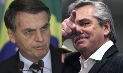 Jair Bolsonaro y Alberto Fernández/Foto. RRSS