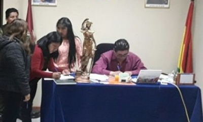 El juez Pinto trabajaba en el distrito de El Alto/Foto. Erbol