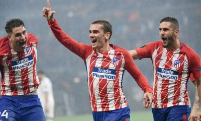Atlético de Madrid, celebra el triunfo/Foto. RRSS