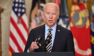 Biden considera que los ataques pueden provenir desde Rusia. | Fuente: AFP | Fotógrafo: SAUL LOEB