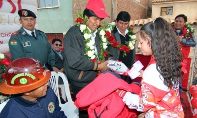 El presidente Evo Morales