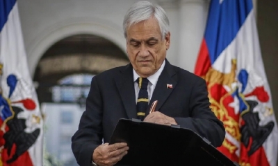El presidente de Chile, Sebastián Piñera. Foto: La Tercera