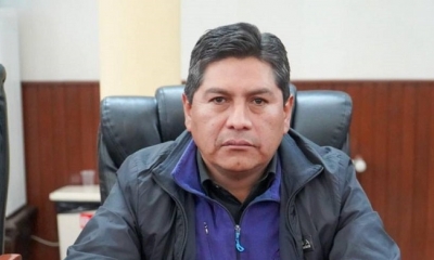El asambleísta Wilber Jancko, gobernador interino de Potosí.