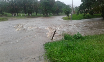 Así están las calles de San Javier/Foto. RRSS