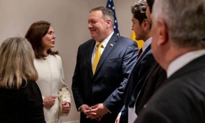 Reunión entre la canciller Karen Longaric y el secretario de Estado de EEUU, Mike Pompeo. | Secretary Pompeo
