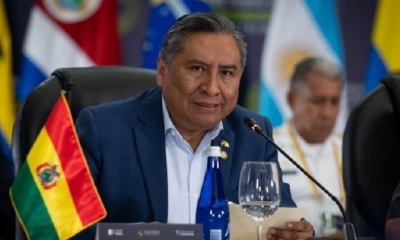 Rogelio Mayta, ministro de Relaciones Exteriores. Foto: Cancillería de Bolivia