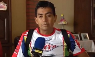 Fabricio Fuentes sufrió un grave accidente que sufrió el 9 de enero/Foto. RRSS