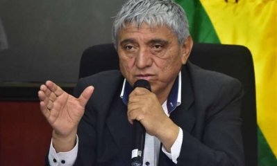 Foto / Archivo : El Ministro de Obras Públicas, Servicios y Vivienda, Iván Arias Durán