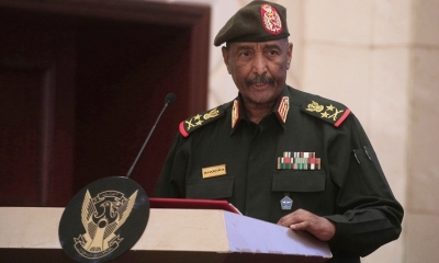 El general Abdel Fattah al Burhan que dirige el Ejército de Sudan
