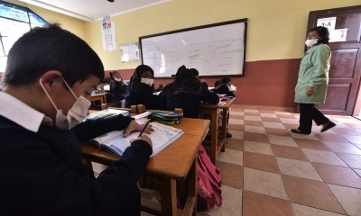 Las clases en tiempos de pandemia. Foto de archivo.
