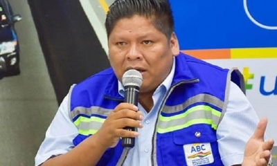 Henry Nina, actual presidente de la Administradora Boliviana de Carreteras (ABC)