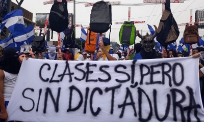 Los estudiantes universitarios detonaron las multitudinarias protestas contra el régimen de Daniel Ortega.