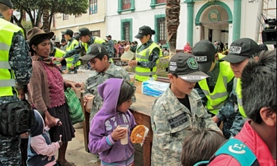 El GACIP compartió con los niños.