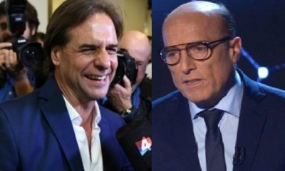 Luis Lacalle Pou  y Daniel Martínez/Foto. Kandire 