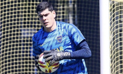 Carlos Emilio Lampe, arquero de Boca Juniors.