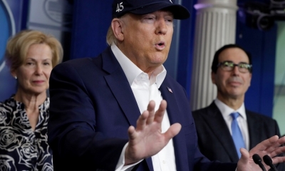 Donald Trump, el 14 de marzo de 2020