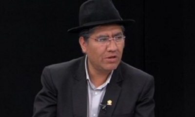 Diego Pary, canciller de Bolivia/Foto. RRSS