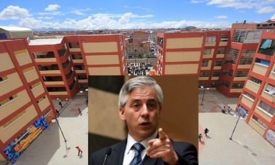Álvaro García Linera y la UPEA/Foto.Kandire 
