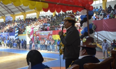 El presidente Evo Morales. 