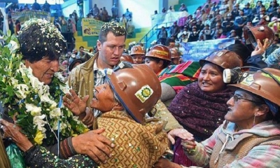 Foto:Archivo:  El expresidente Evo Morales