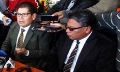 Macario Cortez y Zenón Barrientos, exmagitrados del TCP