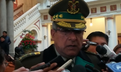 Alfonso Mendoza, comandante de la Policía/Foto. ABI 