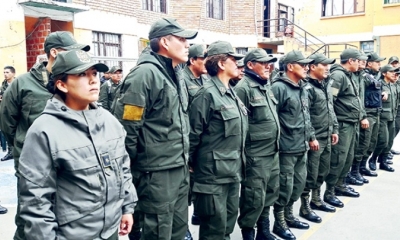 Cerca del 50 % de los policías tiene algún proceso disciplinario por faltas leves o graves en Cochabamba