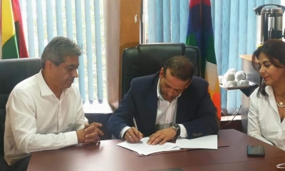 Mario Cossío ha hecho público la mañana de hoy su alianza suscrita con Luis Fernando Camacho