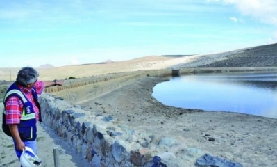 Las lagunas estaban secas, ahora se empiezan a llenar/Foto. RRSS