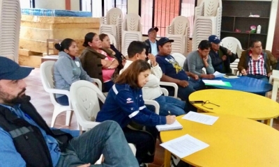 La comunidades recibieron la información/Foto. YPFB