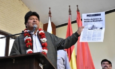El presidente Evo Morales