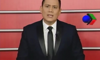 El periodista Junior Arias