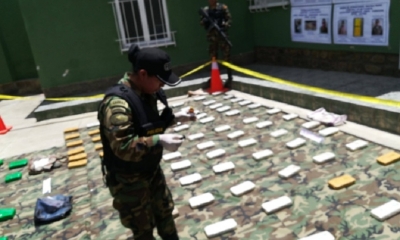 Así se presentó la droga secuestrada/Foto. ABI