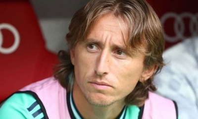 Modric se mostro en contar de la guerra.