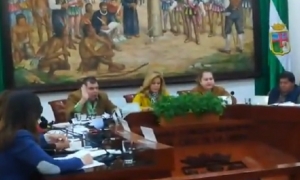 Hubo discusión en el Concejo/Foto. Captura de pantalla