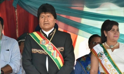 El presidente Evo Morales conmemoró el sábado el 124 aniversario de la ciudad de Riberalta, en el departamento del Beni