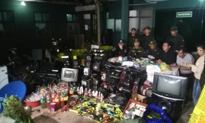 Las autoridades en conferencia de prensa dieron un informe oficial de los sucedido en Palmasola/Foto. RRSS