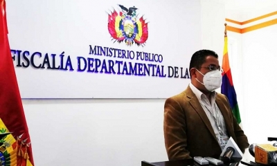 Fiscal Bustillos dio la información. Foto: ERBOL.