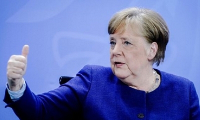 Angela Merkel, canciller de Alemania, la primera potencia de Europa. | Fuente: AFP