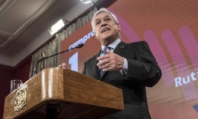 El presidente chileno, Sebastián Piñera, durante un evento. | Fuente: EFE