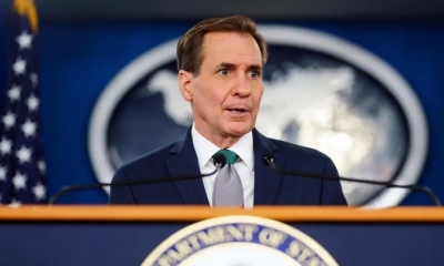 El Coordinador del Consejo de Seguridad Nacional para Comunicaciones Estratégicas, John Kirby,