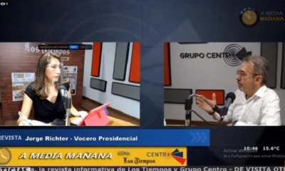 El vocero presidencial, Jorge Richter. 